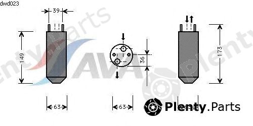  AVA QUALITY COOLING part DWD023 Dryer, air conditioning