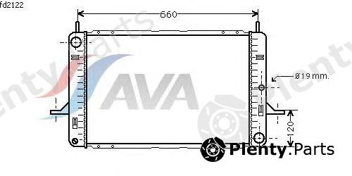  AVA QUALITY COOLING part FD2122 Radiator, engine cooling
