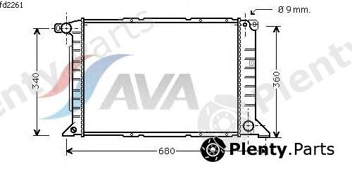  AVA QUALITY COOLING part FD2261 Radiator, engine cooling