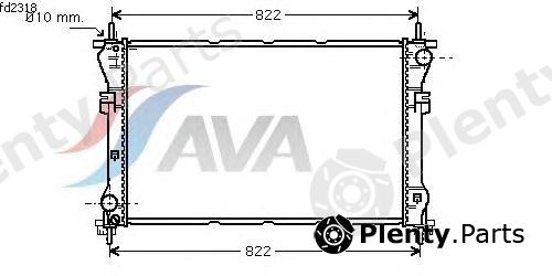  AVA QUALITY COOLING part FD2318 Radiator, engine cooling