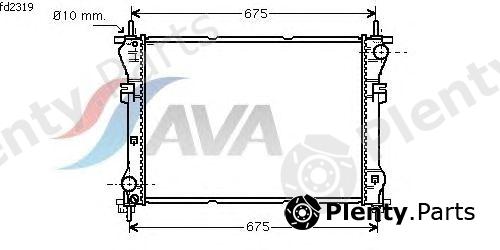  AVA QUALITY COOLING part FD2319 Radiator, engine cooling