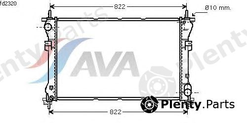  AVA QUALITY COOLING part FD2320 Radiator, engine cooling