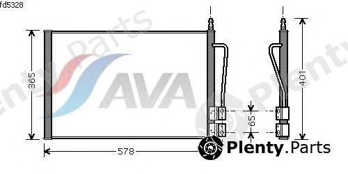  AVA QUALITY COOLING part FD5328 Condenser, air conditioning
