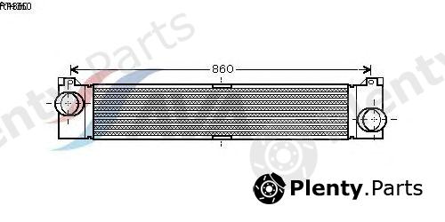  AVA QUALITY COOLING part FT4360 Intercooler, charger
