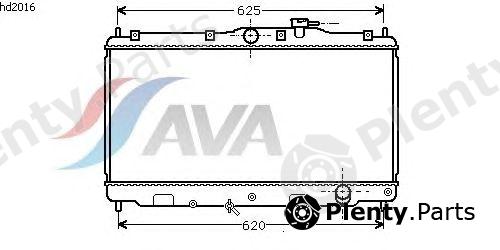  AVA QUALITY COOLING part HD2016 Radiator, engine cooling