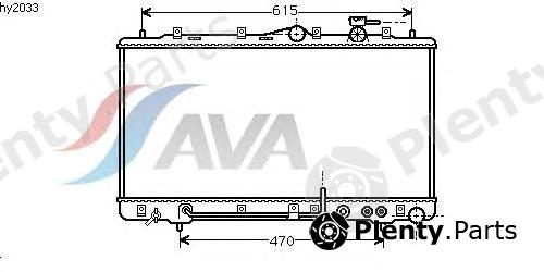  AVA QUALITY COOLING part HY2033 Radiator, engine cooling