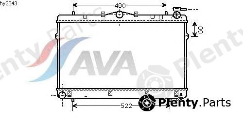  AVA QUALITY COOLING part HY2043 Radiator, engine cooling