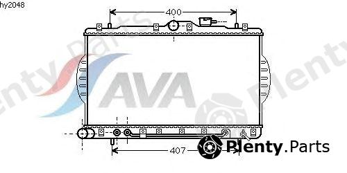  AVA QUALITY COOLING part HY2048 Radiator, engine cooling