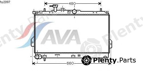  AVA QUALITY COOLING part HY2097 Radiator, engine cooling