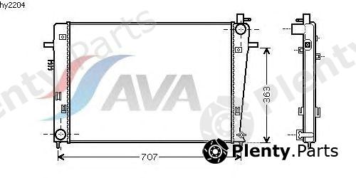  AVA QUALITY COOLING part HY2204 Radiator, engine cooling