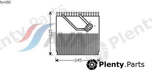  AVA QUALITY COOLING part HYV202 Evaporator, air conditioning