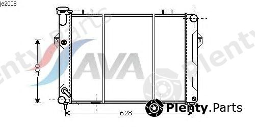  AVA QUALITY COOLING part JE2008 Radiator, engine cooling