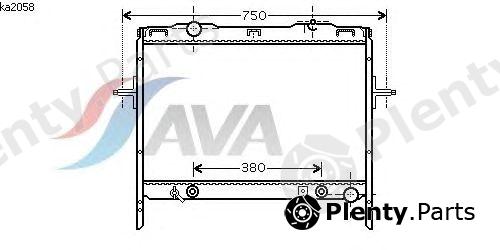  AVA QUALITY COOLING part KA2058 Radiator, engine cooling