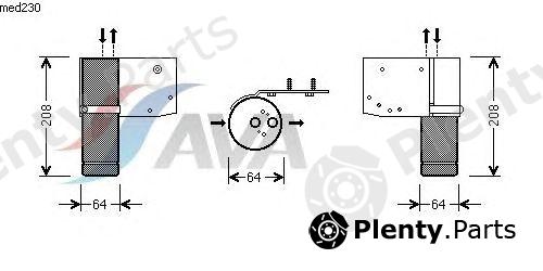  AVA QUALITY COOLING part MED230 Dryer, air conditioning
