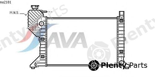  AVA QUALITY COOLING part MS2181 Radiator, engine cooling