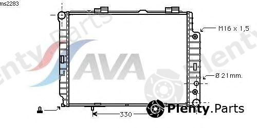  AVA QUALITY COOLING part MS2283 Radiator, engine cooling