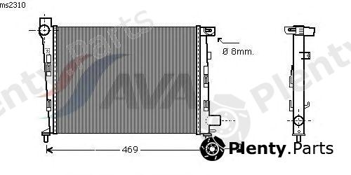  AVA QUALITY COOLING part MS2310 Radiator, engine cooling