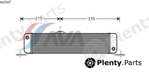  AVA QUALITY COOLING part MS3167 Oil Cooler, engine oil