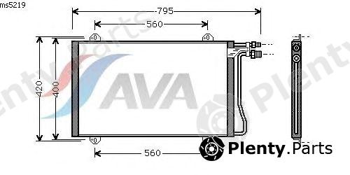  AVA QUALITY COOLING part MS5219 Condenser, air conditioning