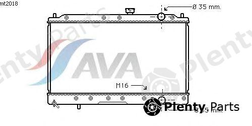  AVA QUALITY COOLING part MT2018 Radiator, engine cooling