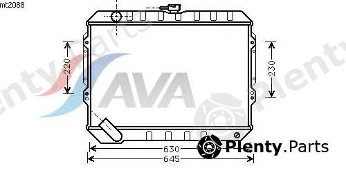  AVA QUALITY COOLING part MT2088 Radiator, engine cooling