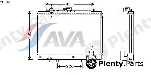 AVA QUALITY COOLING part MT2161 Radiator, engine cooling