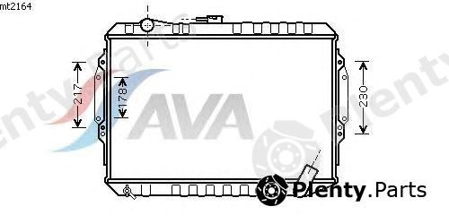  AVA QUALITY COOLING part MT2164 Radiator, engine cooling