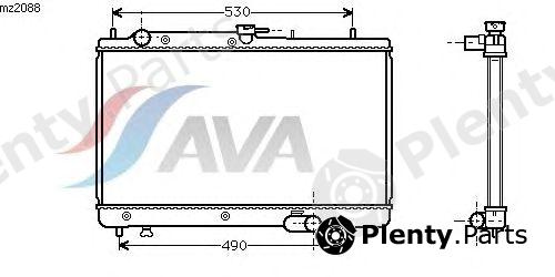  AVA QUALITY COOLING part MZ2088 Radiator, engine cooling