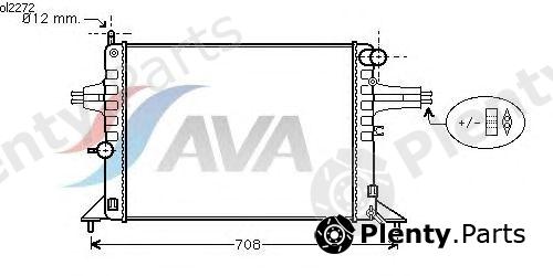  AVA QUALITY COOLING part OL2272 Radiator, engine cooling