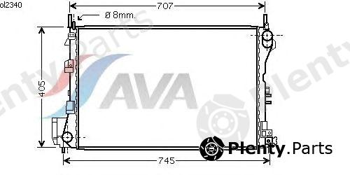  AVA QUALITY COOLING part OL2340 Radiator, engine cooling