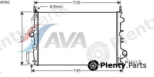  AVA QUALITY COOLING part OL2462 Radiator, engine cooling