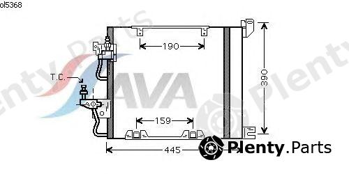  AVA QUALITY COOLING part OL5368 Condenser, air conditioning