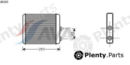  AVA QUALITY COOLING part OL6260 Heat Exchanger, interior heating