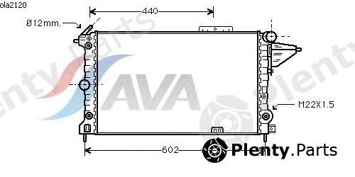  AVA QUALITY COOLING part OLA2120 Radiator, engine cooling