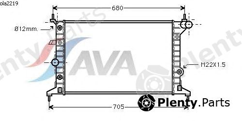  AVA QUALITY COOLING part OLA2219 Radiator, engine cooling