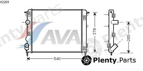  AVA QUALITY COOLING part RT2269 Radiator, engine cooling
