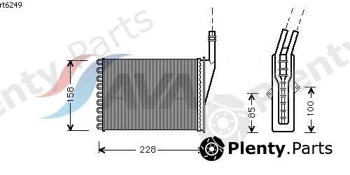  AVA QUALITY COOLING part RT6249 Heat Exchanger, interior heating