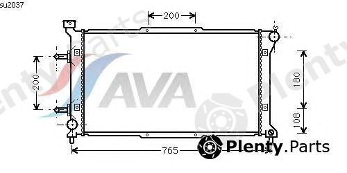  AVA QUALITY COOLING part SU2037 Radiator, engine cooling