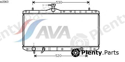  AVA QUALITY COOLING part SZ2063 Radiator, engine cooling