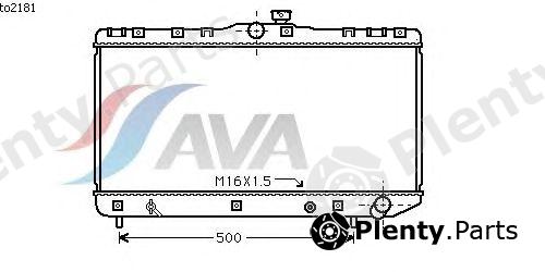  AVA QUALITY COOLING part TO2181 Radiator, engine cooling