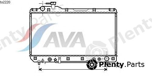  AVA QUALITY COOLING part TO2220 Radiator, engine cooling