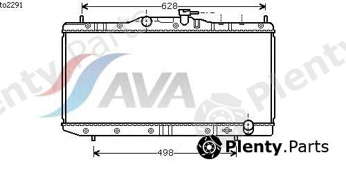  AVA QUALITY COOLING part TO2291 Radiator, engine cooling