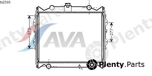  AVA QUALITY COOLING part TO2310 Radiator, engine cooling