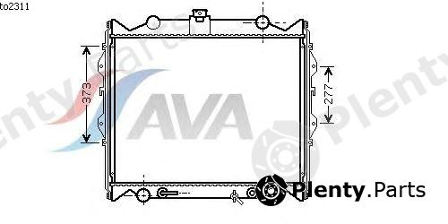  AVA QUALITY COOLING part TO2311 Radiator, engine cooling
