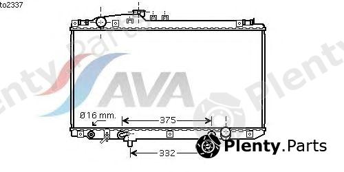 AVA QUALITY COOLING part TO2337 Radiator, engine cooling