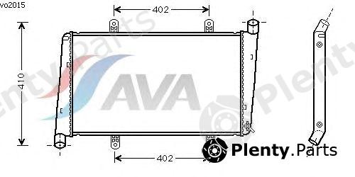 AVA QUALITY COOLING part VO2015 Radiator, engine cooling