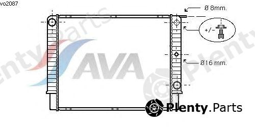  AVA QUALITY COOLING part VO2087 Radiator, engine cooling