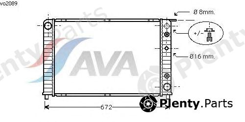  AVA QUALITY COOLING part VO2089 Radiator, engine cooling