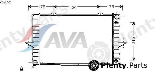  AVA QUALITY COOLING part VO2092 Radiator, engine cooling