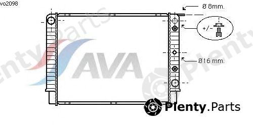  AVA QUALITY COOLING part VO2098 Radiator, engine cooling